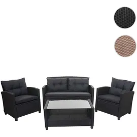 MCW Poly-Rattan Garnitur MCW-F10 Anthrazit