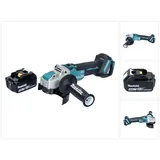 Makita DGA 521 M1X1 Akku Winkelschleifer 18 V 125 mm X-LOCK Brushless + 1x Akku 4,0 Ah - ohne Ladegerät