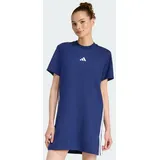 adidas Shirtkleid Blau/Weiß M