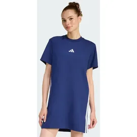 adidas Shirtkleid Blau/Weiß M
