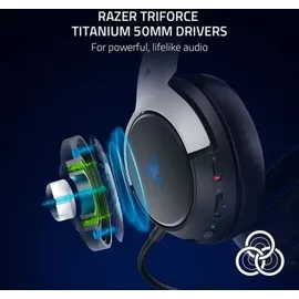 Razer Kaira Pro HyperSpeed (PS License) Gaming Headset - Schwarz/Weiß