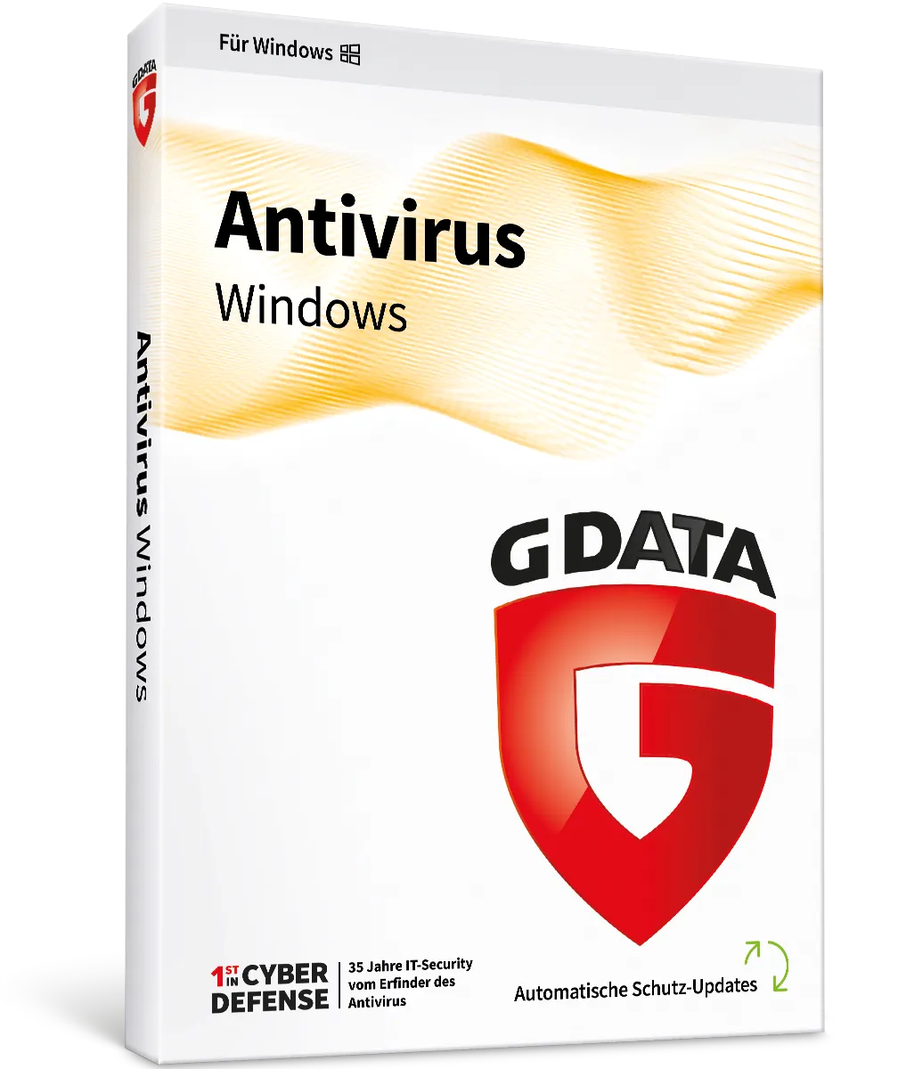 G DATA Antivirus für Windows 3 Geräte - 1 Jahr Software