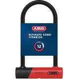 ABUS Bügelschloss Ultimate 420K/170HB230 USH - robustes Fahrradschloss mit praktischer Halterung zum Transport - Fahrrad-Zubehör - Variante 150HB230
