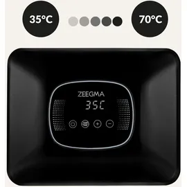 Zeegma DRY CHEF PRO Dörrautomat 400W, Obst- & Gemüsetrockner, 5 Ebenen, Temperatur 35–70°C, Umluft, Timer bis 72h - Schwarz