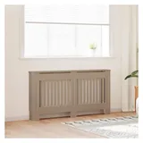 vidaXL Heizkörperabdeckung 2 pcs Braun 152 x 19 x 81,5 cm