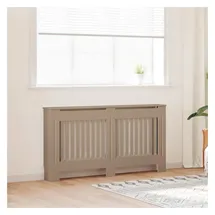 vidaXL Heizkörperabdeckung 2 pcs Braun 152 x 19 x 81,5 cm