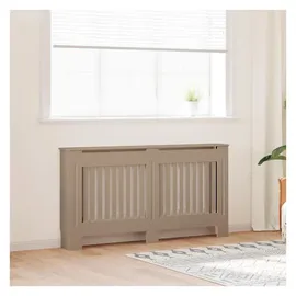 vidaXL Heizkörperabdeckung 2 pcs Braun 152 x 19 x 81,5 cm