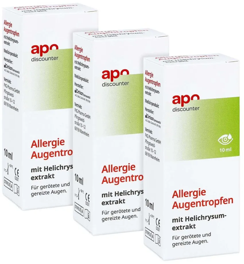 Allergie Augentropfen mit Helichrysumextrakt von apodiscounter