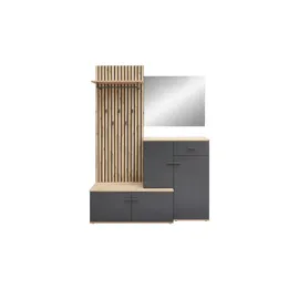 Bega Consult Fynn Kompaktgarderobe 148x199x38 grau