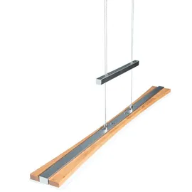 Elobra Panama 1-flg. 18W 60 cm Holz Eiche