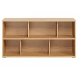 miliboo Niedriger Bücherschrank 140 x 0 x 0 cm Braun