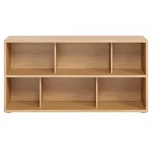 miliboo Niedriger Bücherschrank 140 x 0 x 0 cm Braun