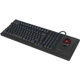 KeySonic KSK-8202ELU-T mit Trackball UK