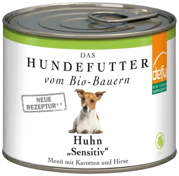 defu Nassfutter Hund Huhn Sensitiv bio 200g