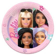 OEM Pappteller Barbie Sweet Life Ø18 cm 8 St. Mehrfarbig