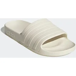 Badesandale ADIDAS SPORTSWEAR "AQUA ADILETTE", Damen, Gr. 40,5, weiß (sanftes weiß, sanftes weiß, sanftes weiß), Synthetik, Schuhe