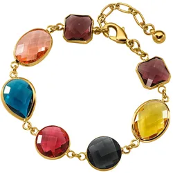 Armband LADY, lila (beere, beere), Armbänder, Damen, Metall