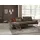 W.Schillig Eckcouch Leder 3-Sitzer Braun