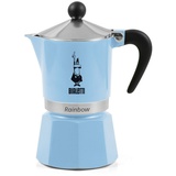 Bialetti Rainbow 3 Tassen Espressokanne blau (5242)