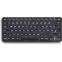 Perixx PERIBOARD-732B Wireless Mini-Tastatur DE