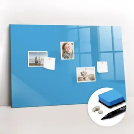 Tulup Magnettafel 90 x 60 cm Blau