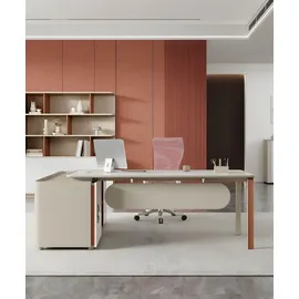 xl moebel gmbh Eckschreibtisch beige