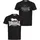 Lonsdale Herren T-Shirt normale Passform Doppelpack Kelso