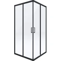 Deante Funkia Duschkabine 90 x 90 cm schwarz/transparent 5908212090336