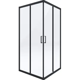 Deante Funkia Duschkabine 90 x 90 cm schwarz/transparent 5908212090336