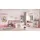 raumhirsch furniture Kinderbett Zoo 80 x 180 cm Holzwerkstoff rosa