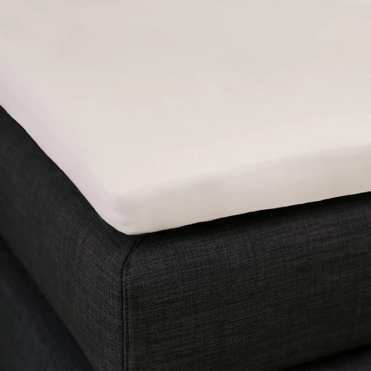 Formesse Split-Topper Spannbetttuch La Piccola Duo 1 180x210 - 220 cm | silber - grau