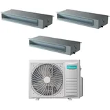 Hisense - Trial Split-Klimagerät 9+9+12 mit 3AMW72U4RFA R-32 9000+9000+12000 mit Fernbedienung und Kabel