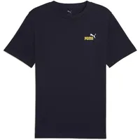 Puma Unisex ESS 2 Color Small No. 1 Logo Tee T-Shirts, New Navy, M