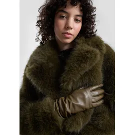 QS Jacke in Felloptik Braun M