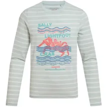 Craghoppers Nosilife Cruz Langarm-t-shirt - Nimbus Blue Stripe - 9-10 Jahre