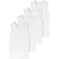 SCHIESSER Unterhemd 4er Pack Weiß