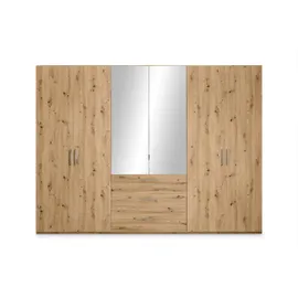 Set One by Musterring Drehtürenschrank Henderson 301 x 223 x 60 cm Braun