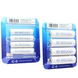 Panasonic eneloop Standard ehem. Sanyo eneloop Standard Kombipack 4x AA Mignon + 4x AAA Micro Batterien