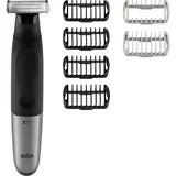 Braun Haar- und Bartschneider Series XT 5200 Face+Body+Travel grau|schwarz