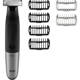 Braun Haar- und Bartschneider Series XT 5200 Face+Body+Travel grau|schwarz