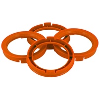 TPI BX7016710-4 Rad-Zentrierring-Set, 70,1 -> 67,1 mm, Orange