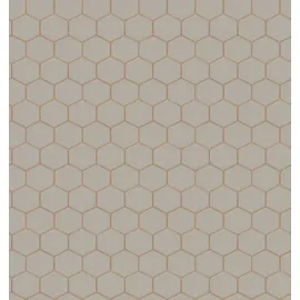 Wow Hexagon Geo Vliestapete 10 m x 52 cm 1 St Lila/Schwarz