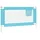 vidaXL Kleinkind-Bettschutzgitter Blau 120x25 cm Stoff