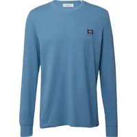 s.Oliver Strukturiertes Longsleeve mit Ärmelbündchen - petrol - 3XL