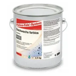 Patina-Fala® Deckwachs farblos (pastös), DW25, Zum Wachsen verschiedener Bodenbeläge, 2,5 kg - Eimer