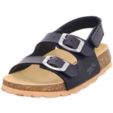 superfit Fussbettpantoffel Knöchelriemchen Riemchensandalen, Ocean, 30 EU