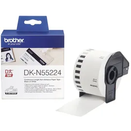 Brother DK-N55224 Endlospapierrolle 54 mm x 30,48 m weiß