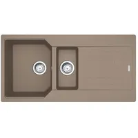 Franke Fragranitspüle UBG 651-100 Cashmere Drehknopf