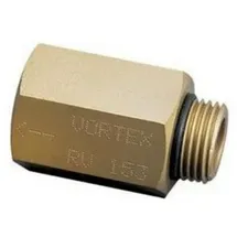 Vortex Rückschlagventil RV 153 1/2" AG/1/2" IG, DN 15, Messing