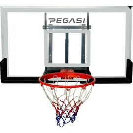 PEGASI Basketballbrett Pro Schwarz 140 x 80 cm